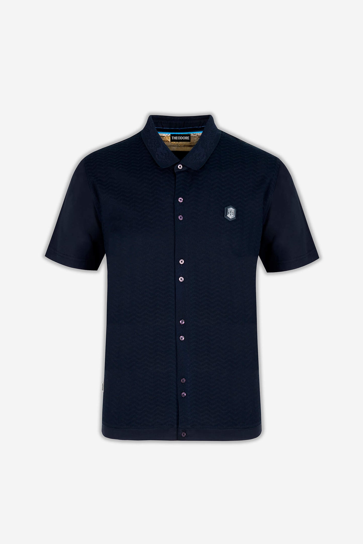 The Jacquard Hybrid Polo Shirt