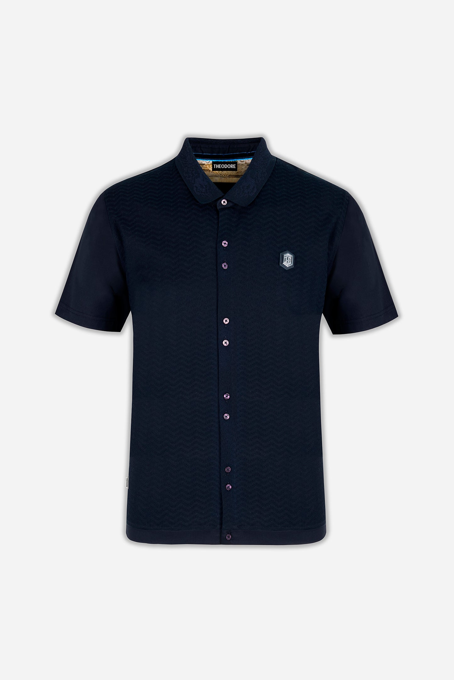 The Jacquard Hybrid Polo Shirt