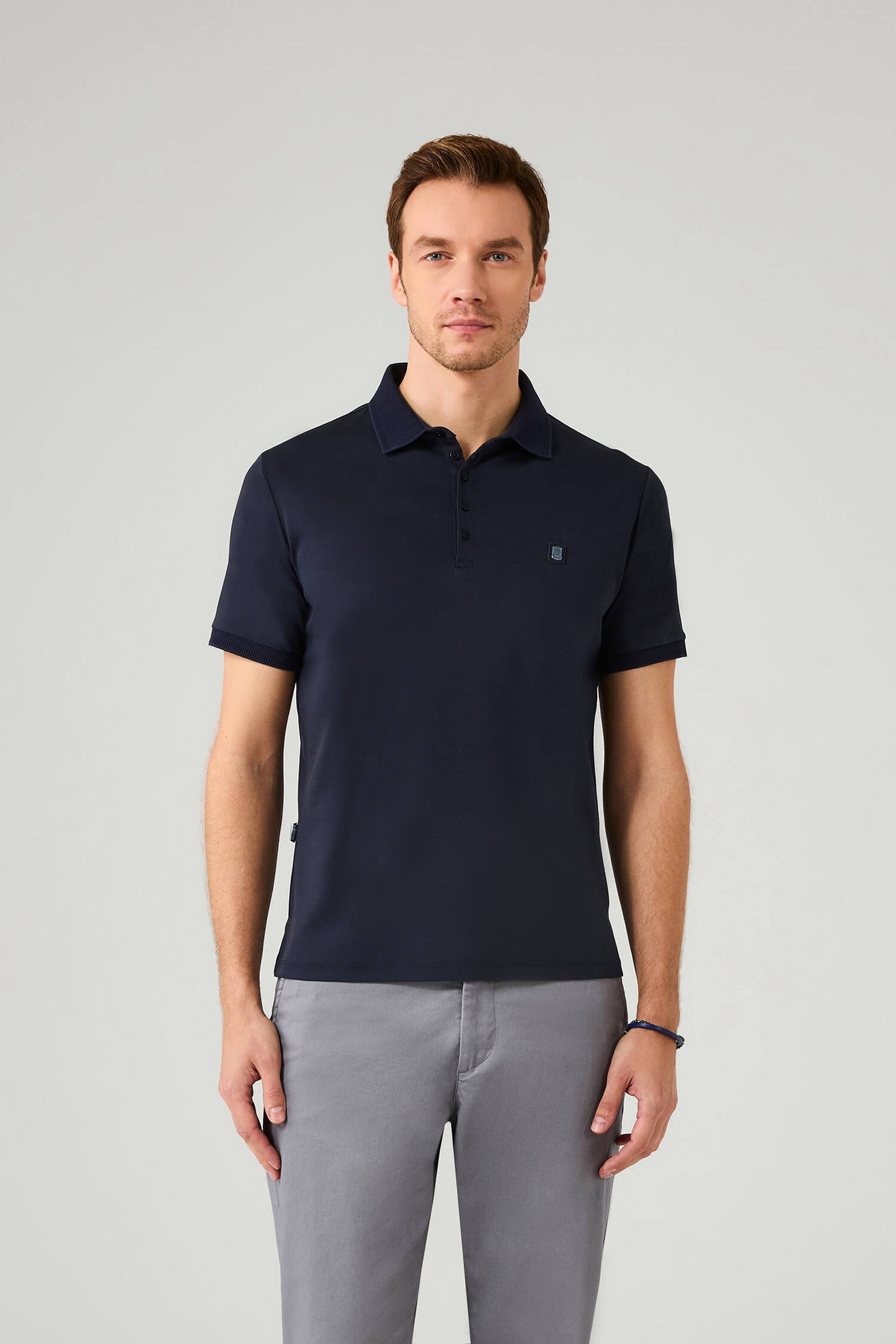 The Neat Navy Polo