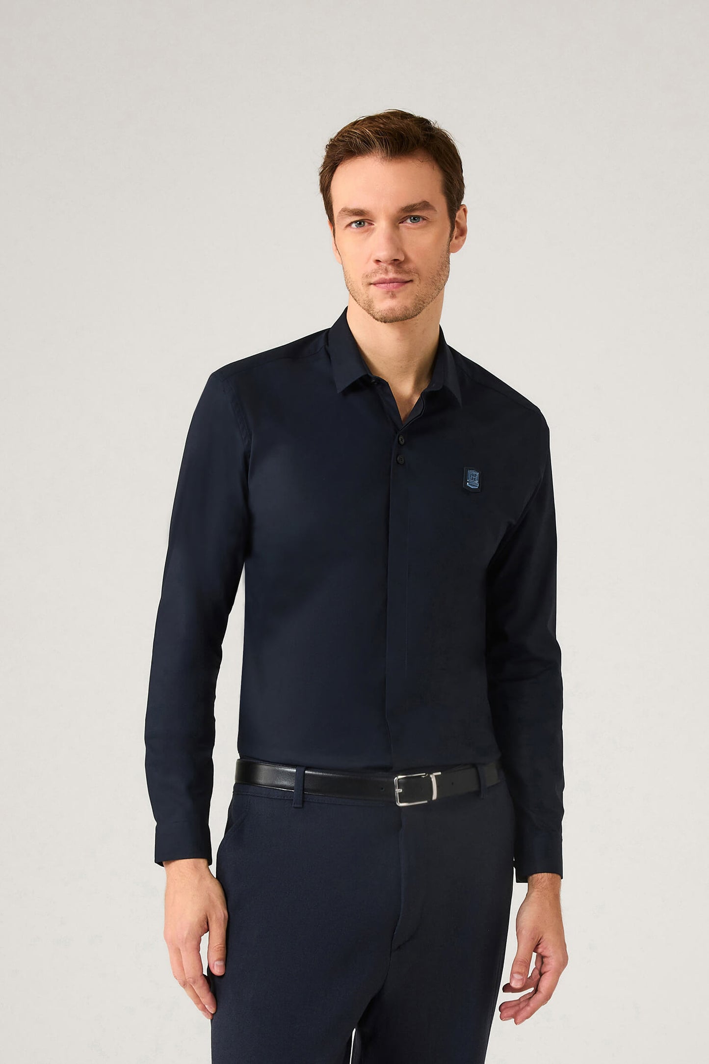 The Navy Blue Shirt