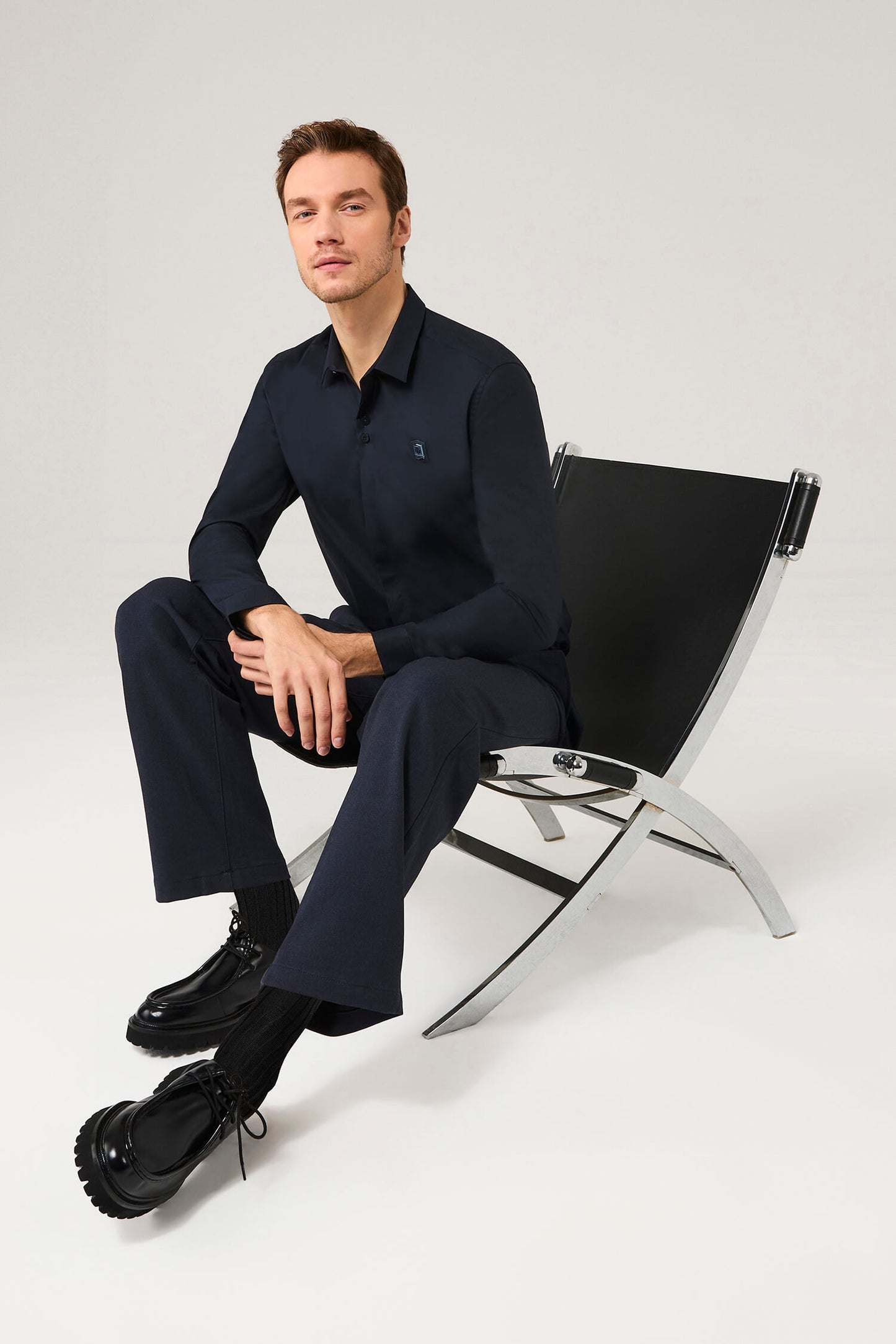The Navy Blue Shirt