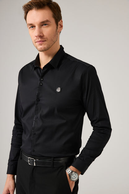 The Quintessential Black Shirt