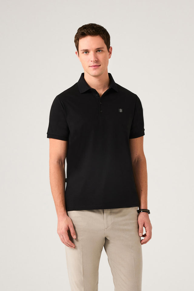 The Sauve Black Polo