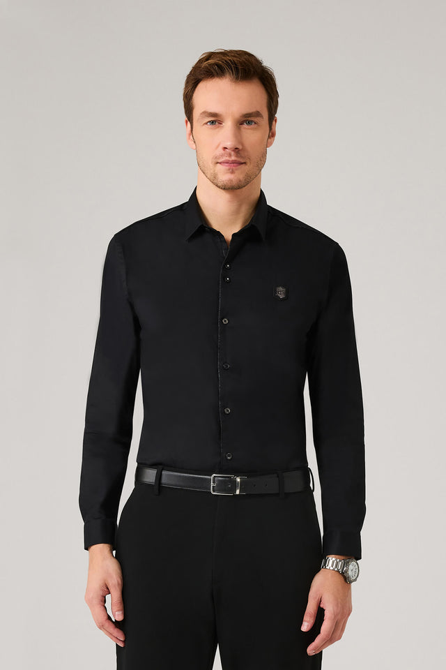The Quintessential Black Shirt