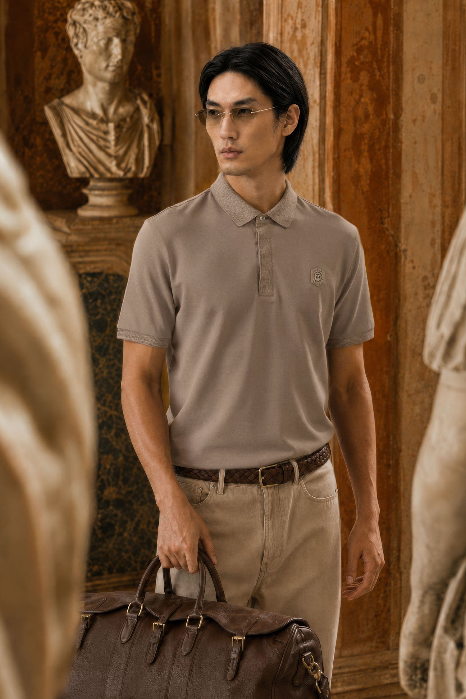Light Latte Capri Polo