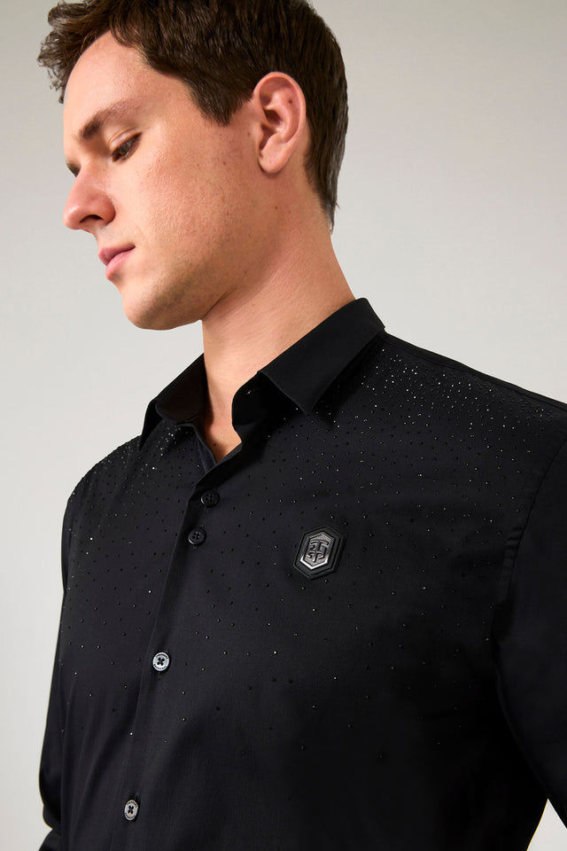 The Starry-Night Black Shirt