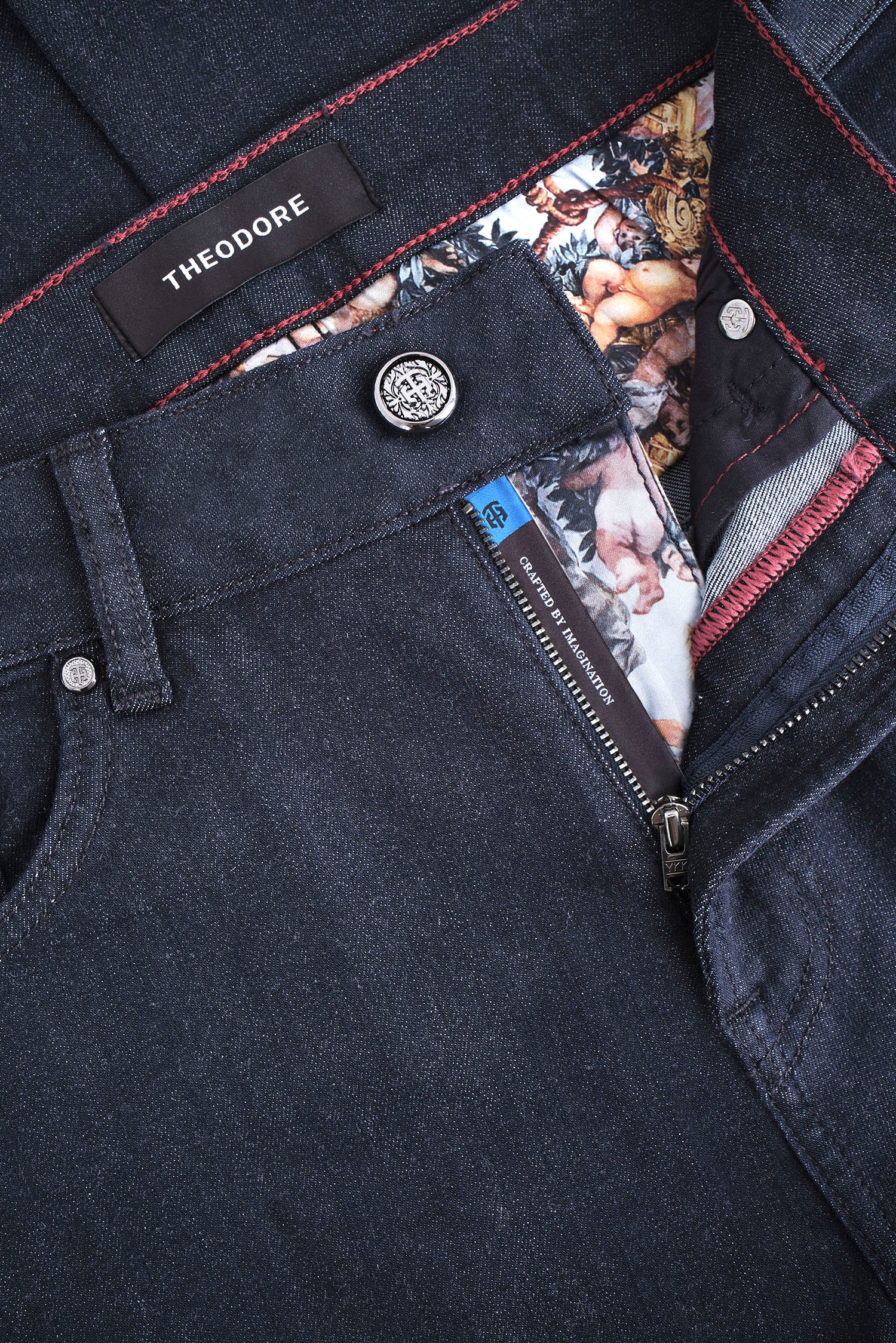Midnight Navy Albatross Jean