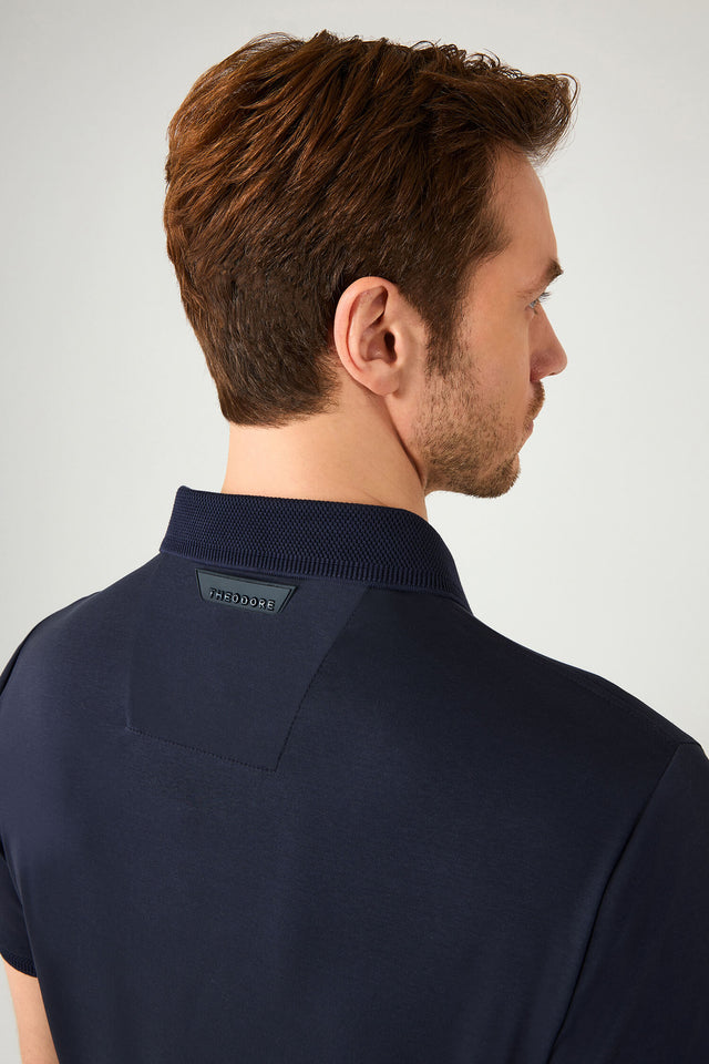 The Neat Navy Polo