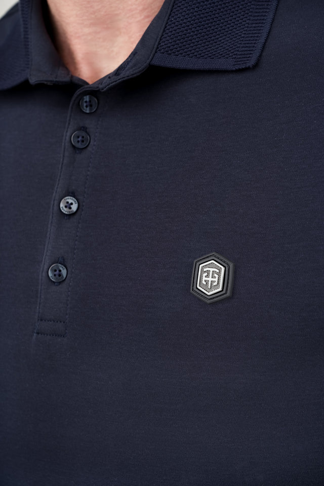 The Neat Navy Polo