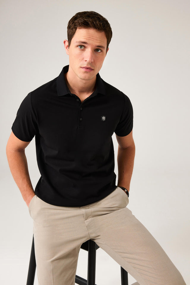 The Sauve Black Polo