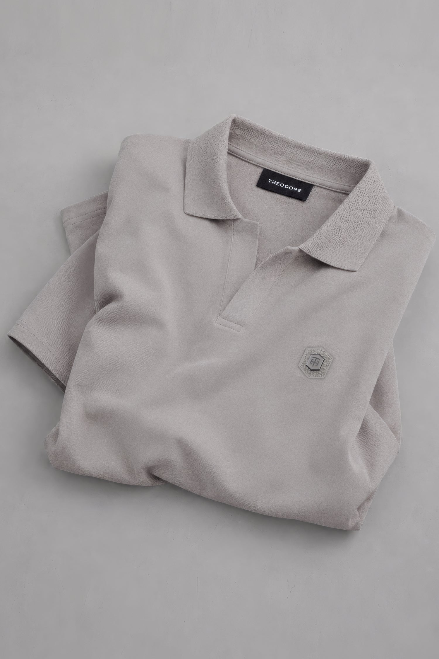 Frosted Taupe Auteur Polo