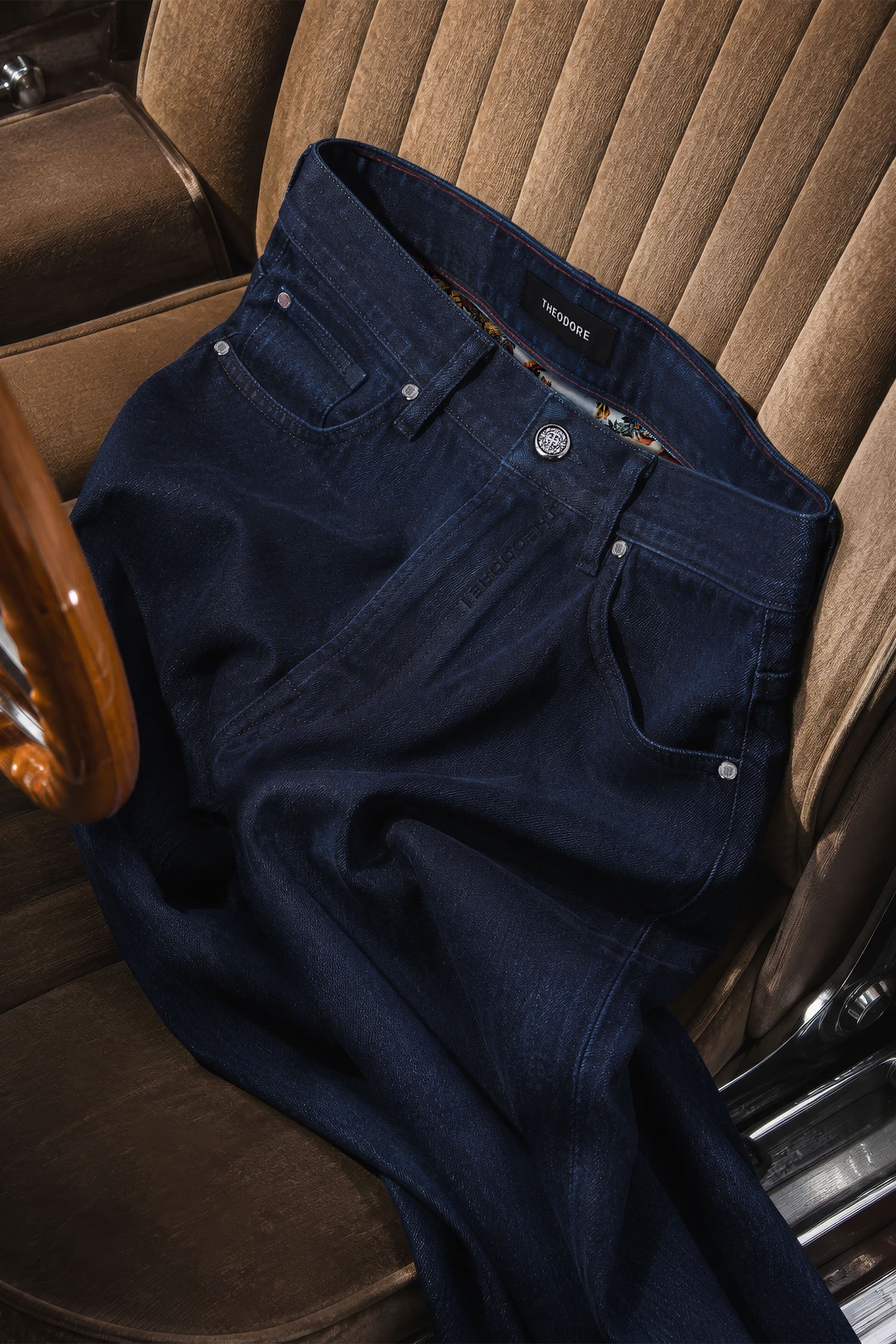 Midnight Navy Albatross Jean