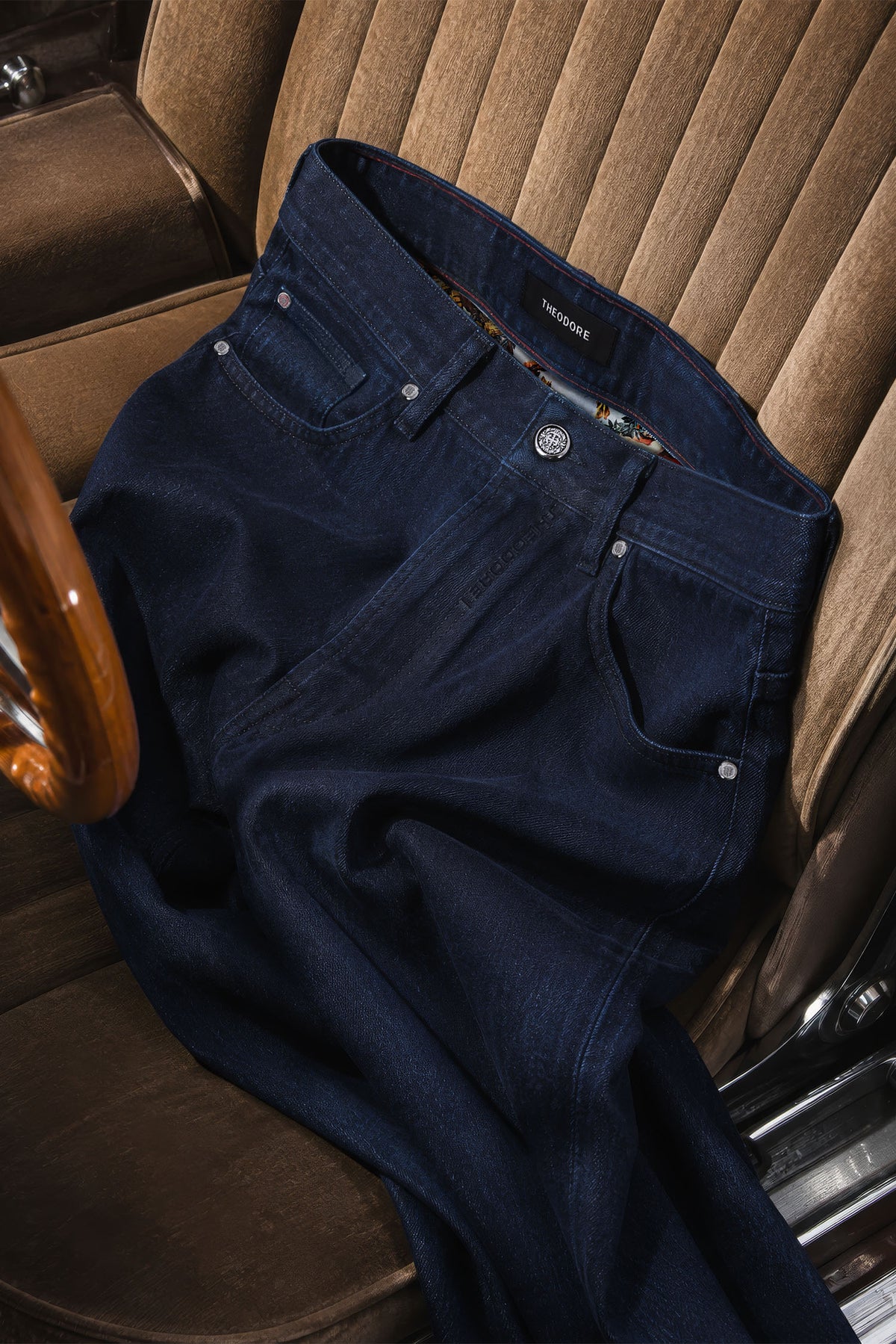 Midnight Navy Albatross Jean