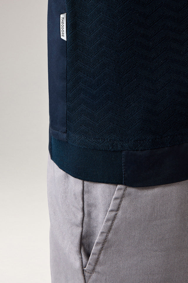 The Jacquard Hybrid Polo Shirt