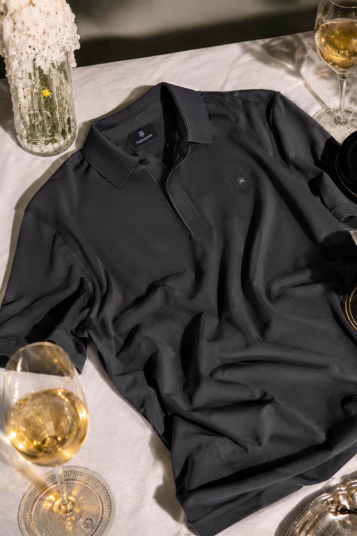 Graphite Mink Capri Polo