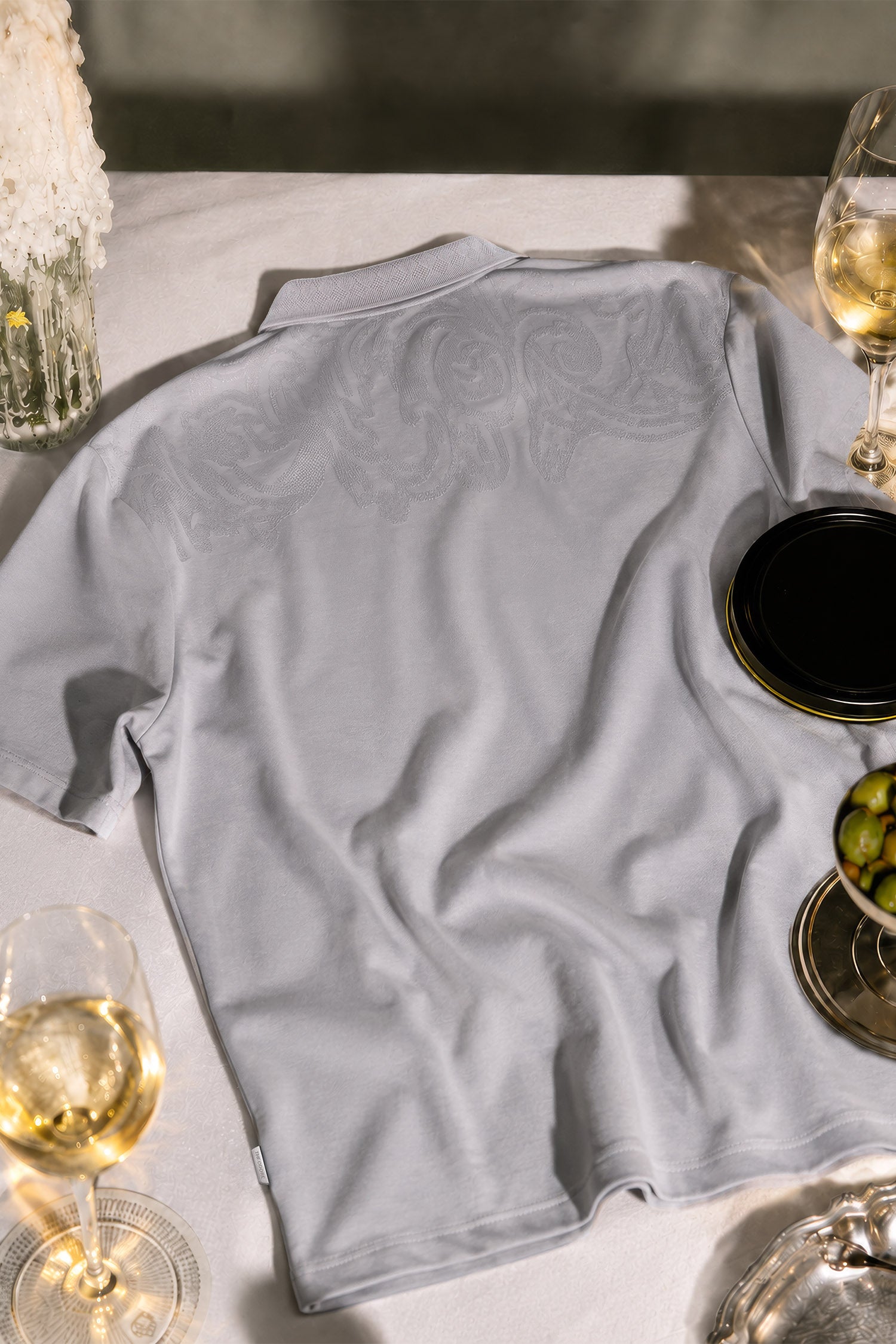 Frosted Taupe Auteur Polo