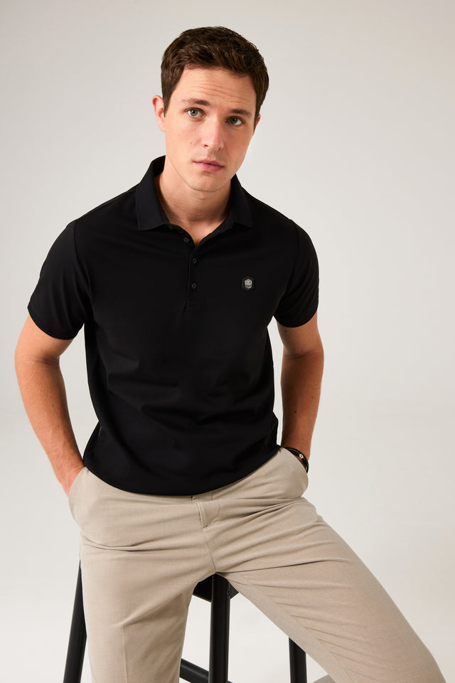 The Sauve Black Polo