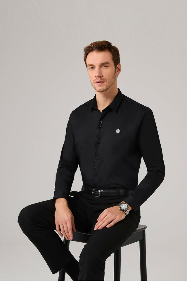 The Quintessential Black Shirt