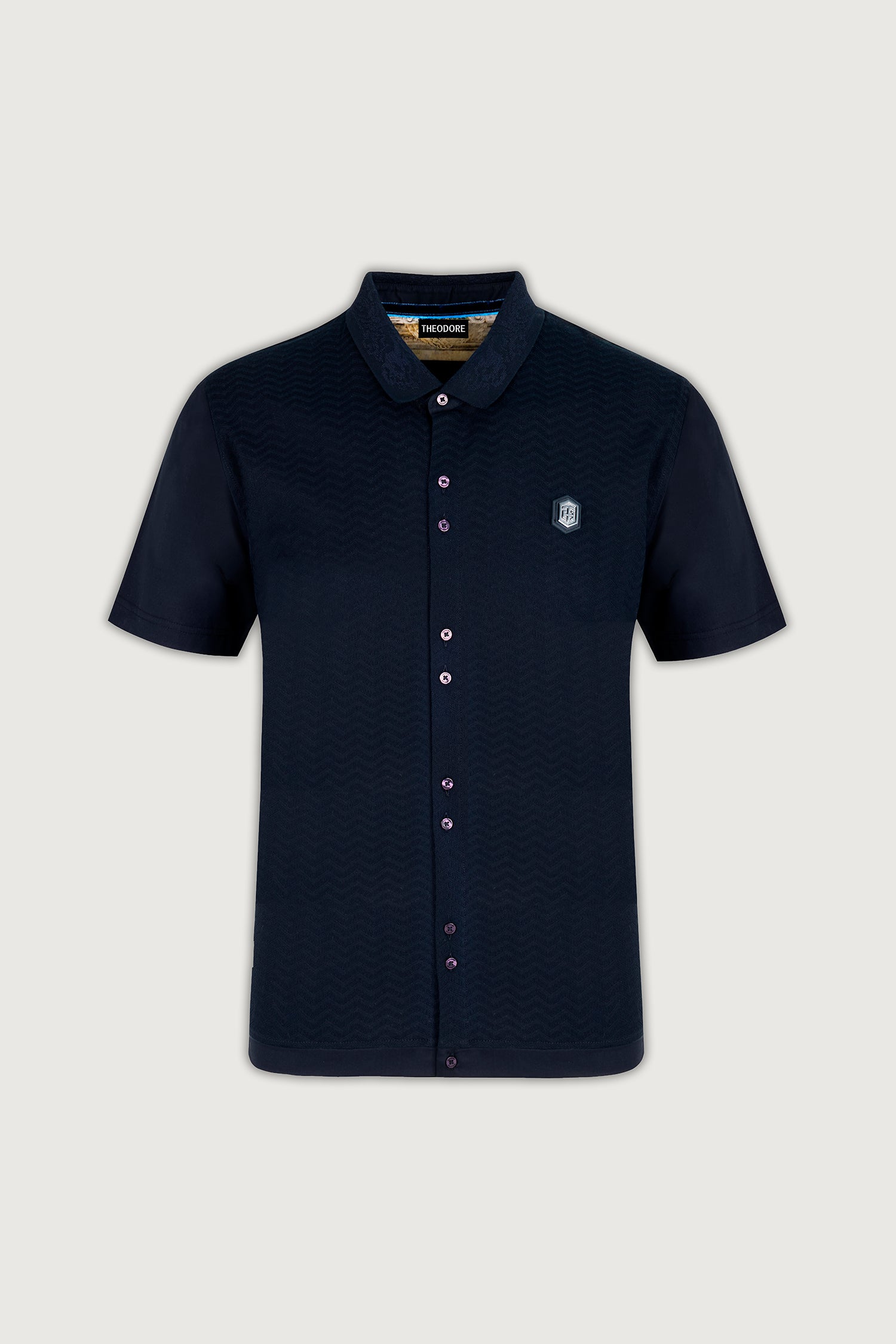 The Jacquard Hybrid Polo Shirt