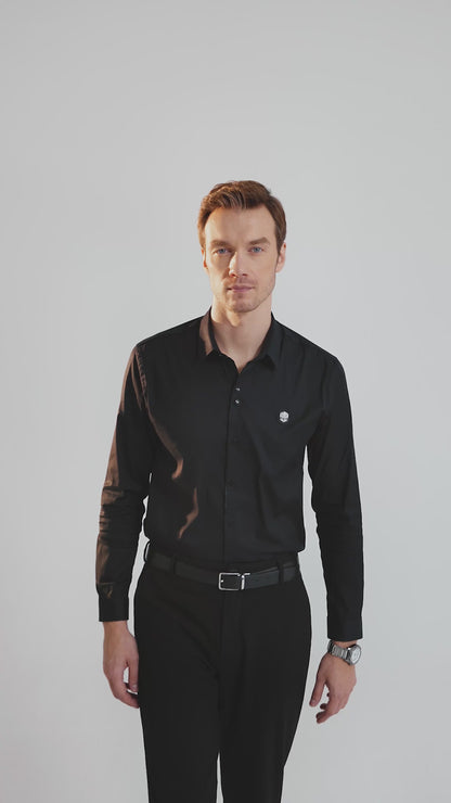 The Quintessential Black Shirt