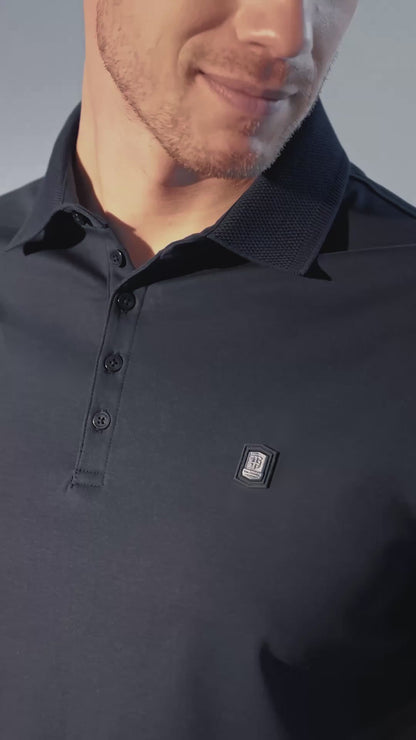 The Neat Navy Polo